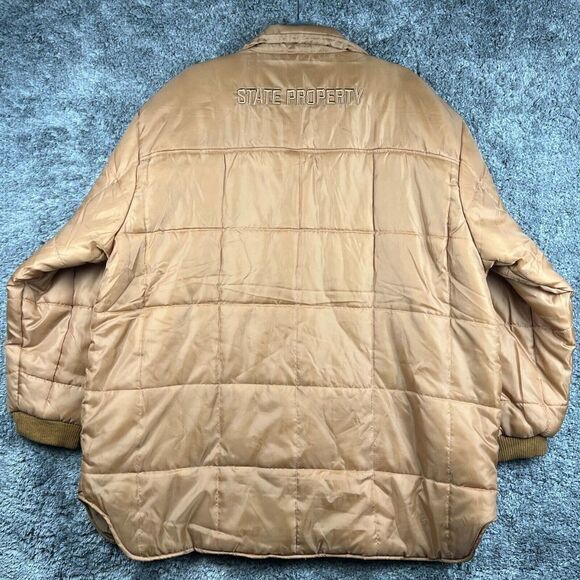 State Property Jacket Mens 2XL Puffer Coat Long NWT - Picture 2 of 10